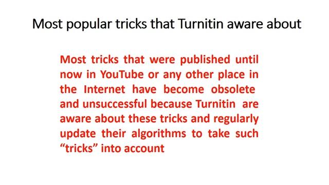 The only trick to hack cheat Turnitin new 2020 смотреть онлайн