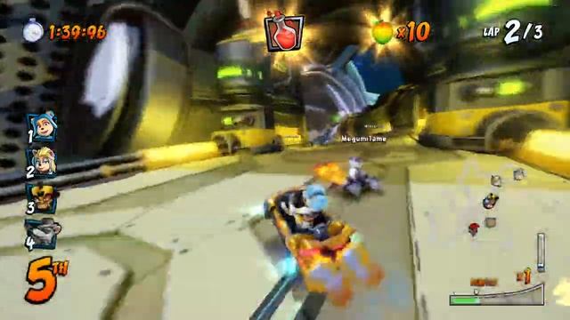 Let's play Crash Nitro Fueled Online - Megumi Bandicoot. (Oxide Station) смотреть онлайн