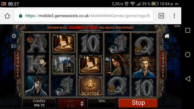Slot game Immortal romance смотреть онлайн