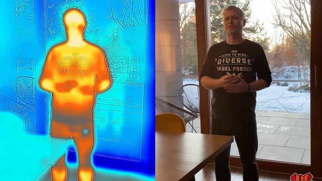 Badanie kamerą termowizyjną domu jednorodzinnego - gdzie ucieka ciepło z domu смотреть онлайн