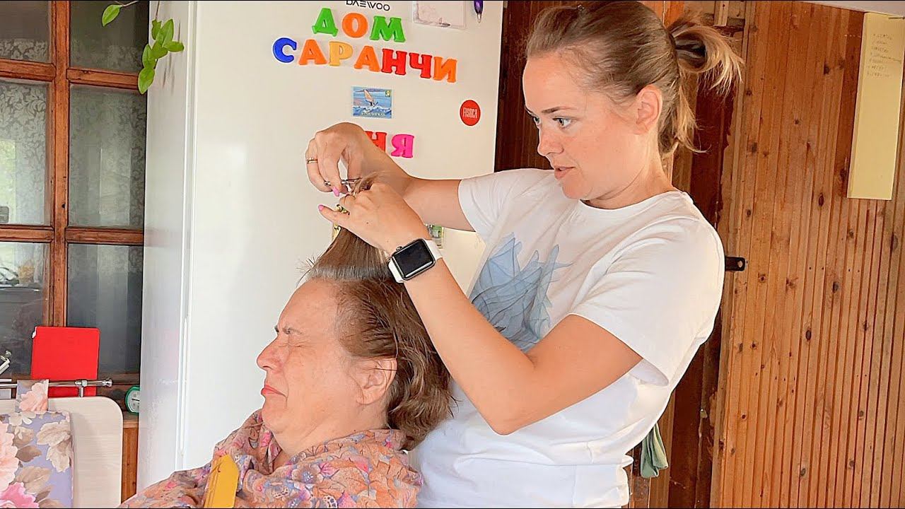 VLOG Стригу маму дома - ДОРОГО! )) Новый маникюр 8-9.08.21 смотреть онлайн