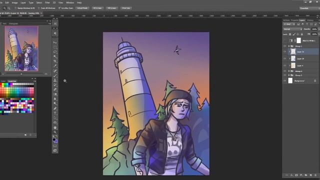 Chloe Price speedpaint / Life is Strange смотреть онлайн