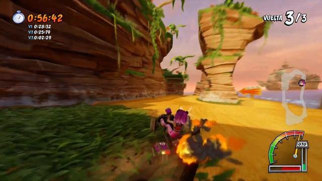 Crash Team Racing Nitro Fueled - Crash Cove Developer Time Trial смотреть онлайн