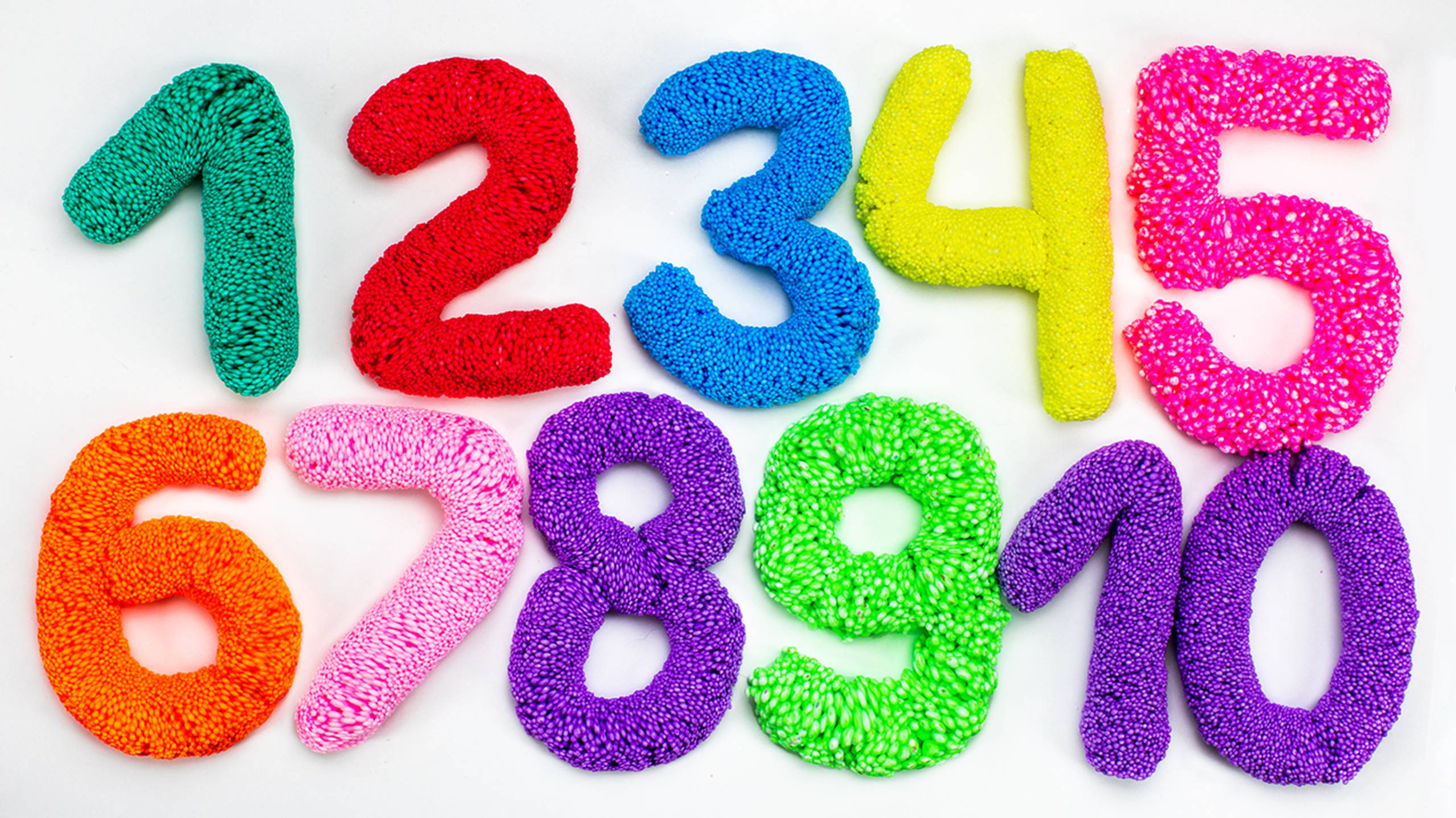 Лепим Числа из Воздушного Пластилина! Учим Цвета! смотреть онлайн