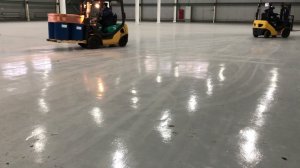 Эпоксидное покрытие для склада.  Эксплуатация.