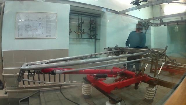 Монтаж измерительного оборудования на токоприемник