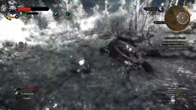 The Witcher 3: Press Space To Not Die.