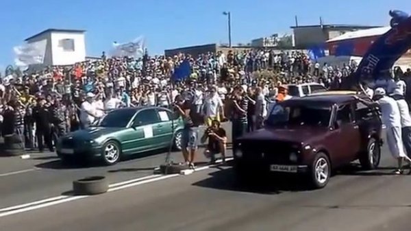 Бэха энд Нива. Драг рейсинг.