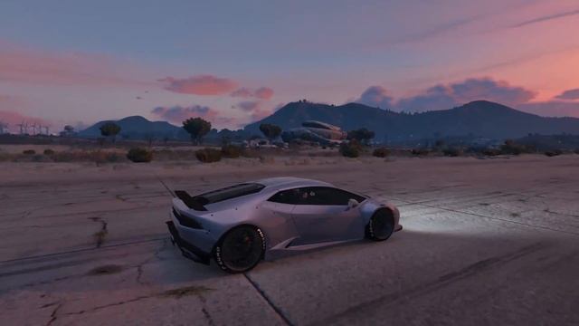 [GTA5 PC Mod] Lamborghini Huracan [LibertyWalk]  Test Drive...Street, Airport...