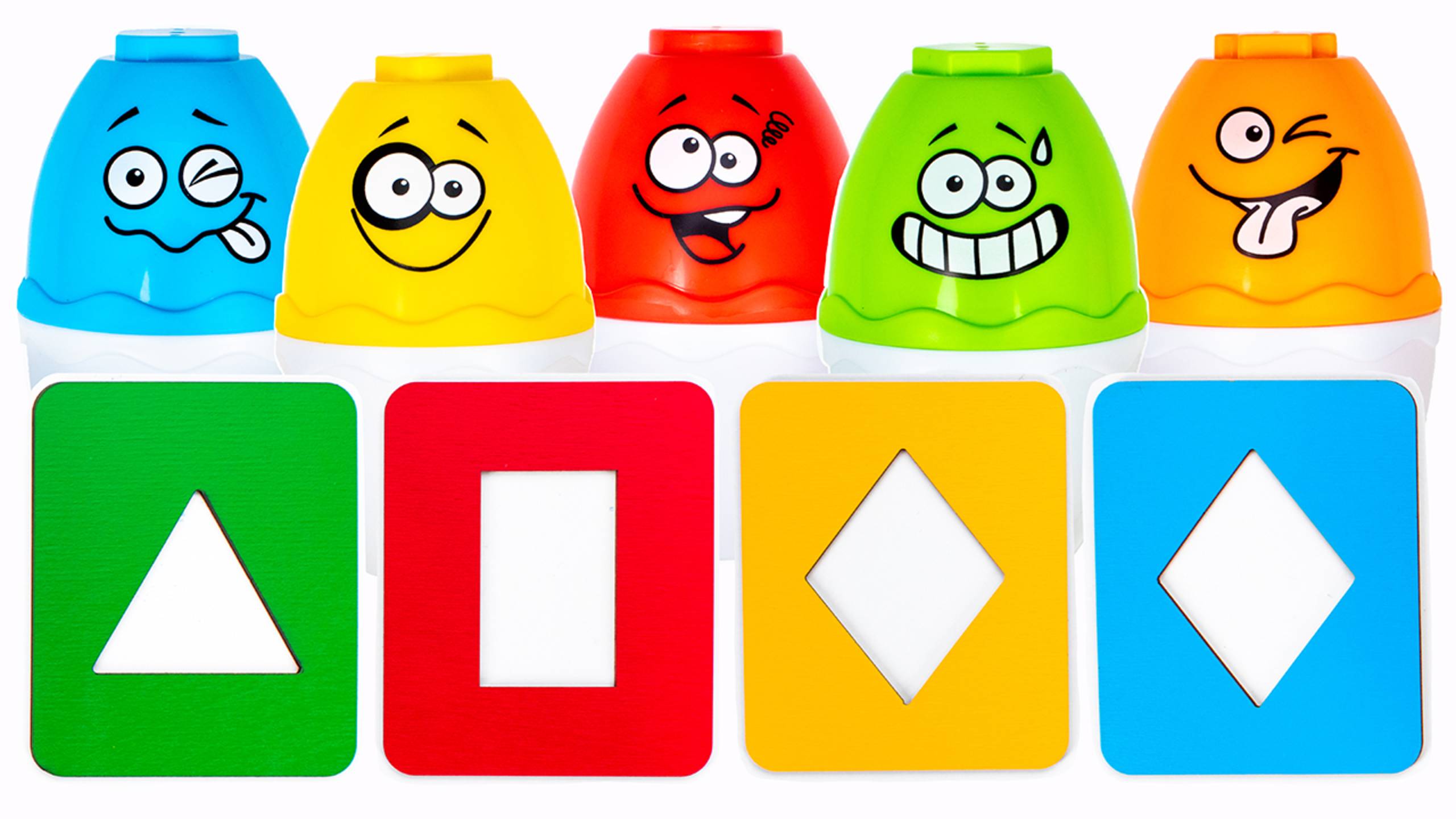 Учим Названия Геометрических Фигур и Цвета! смотреть онлайн