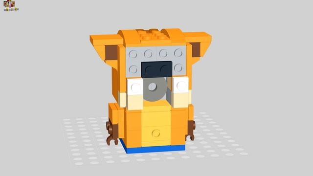 💥LEGO BrickHeadz Crash Bandicoot & Aku Aku SET IMPROVES 🔥 Speed Build 3D смотреть онлайн