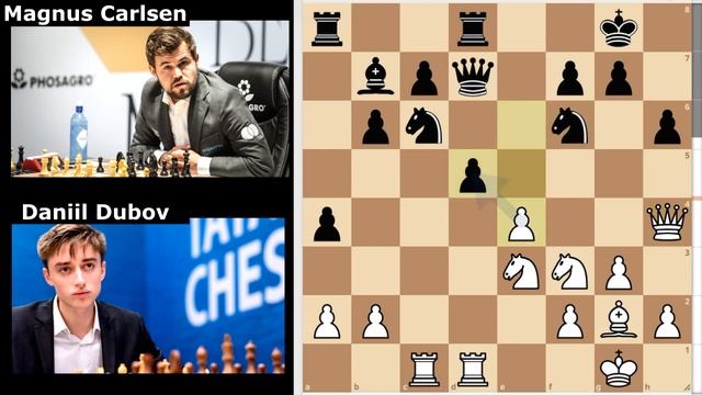 Magnus Carlsen CAN'T DO ANYTHING against the Russian Grandmaster !!! Daniil Dubov vs. Magnus Carlse смотреть онлайн
