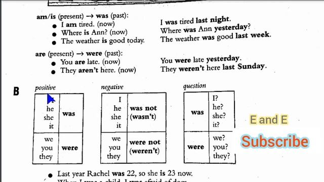 Be verbs past tense |was ,were |Unit 10 Raymond Murphy| in English |Essential English grammar смотреть онлайн