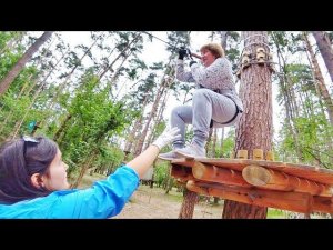 Событие века! Веревочный парк в 60! Промокли до трусов! 7.08.19