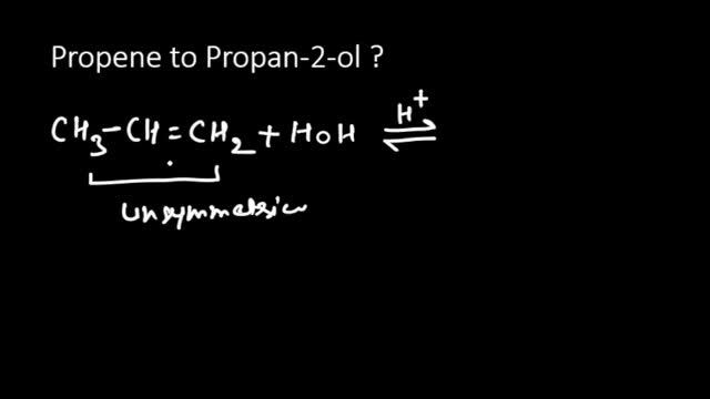 Propene to Propan-2-ol conversion reaction смотреть онлайн