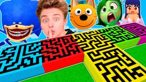 МЕГА ЛАБИРИНТЫ СОНИК ТЕЙПС ВЛАД А4 ТРИ КОТА ГОЛОВОЛОМКА 2 АФМАУ В МАЙНКРАФТ