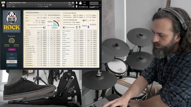 Robot Dog Drums Electronic Kit Setup Guide смотреть онлайн