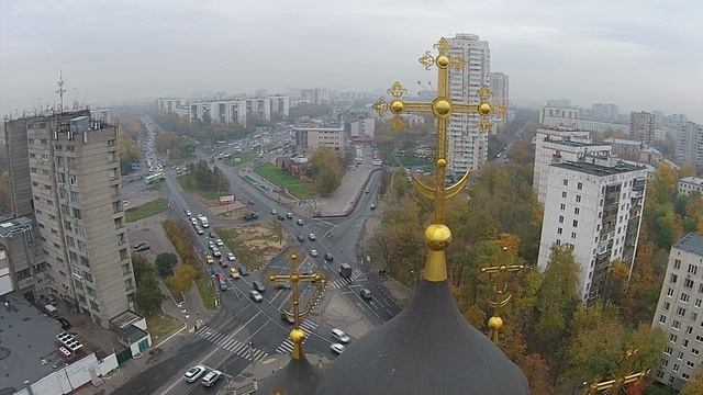2014. 09. 29 Храм с высоты птичьего полета. Песня "Родители Девы Марии..." смотреть онлайн