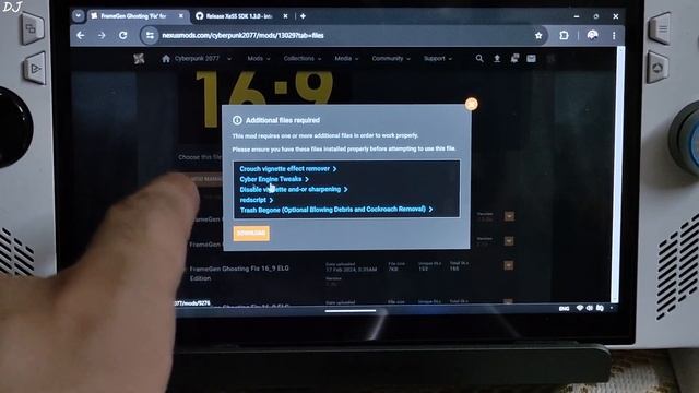 Rog Ally Cyberpunk 2077 Phantom Liberty Gameplay XeSS v1.3 + FSR3 Frame Generation LukeFZ Mod Setup смотреть онлайн