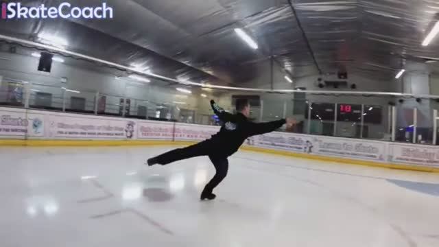 Тулуп в замедленной съёмке Фигурное катание Слоумо смотреть онлайн