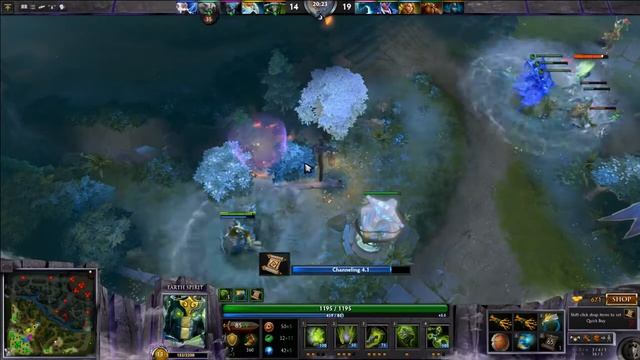 Dota 2 Compendium 10 hero Challenge Game 20 Earth Spirit смотреть онлайн