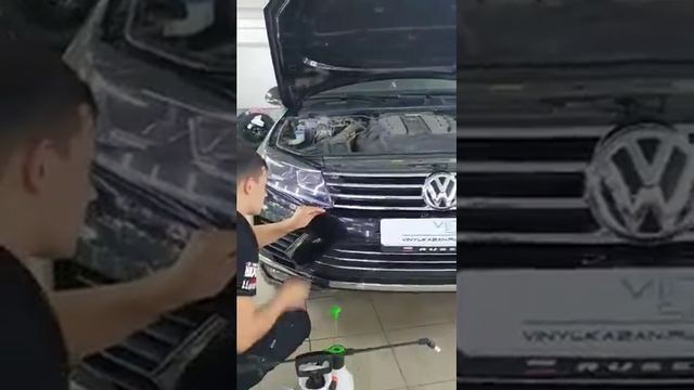 Volkswagen Touareg - комплекс работ от автостудии Vinyl Style смотреть онлайн