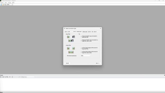 2D To 3D SBS Video Sequences Batch Processing In Triaxes StereoTracer