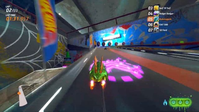 HOT WHEELS UNLEASHED! Skating through Scorpion Boss Track смотреть онлайн