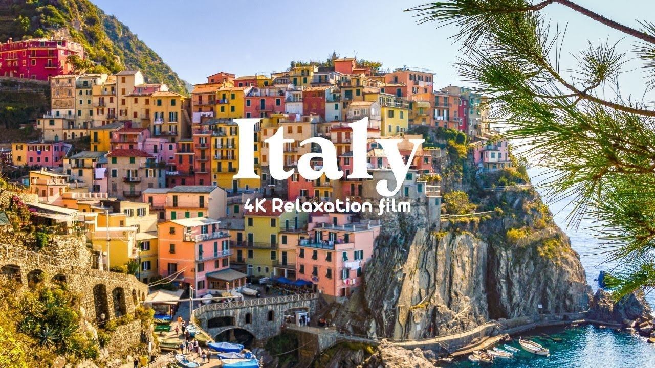 Italy (Италия) - 4K - Relaxation Film With Calming Music