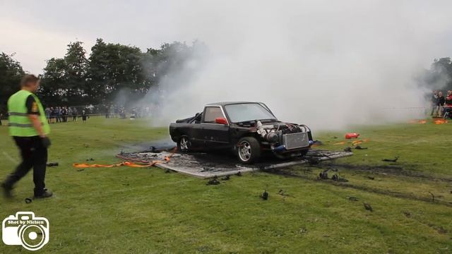 Burnout Skovsgaard 2019 - BMW e30 Pickup смотреть онлайн