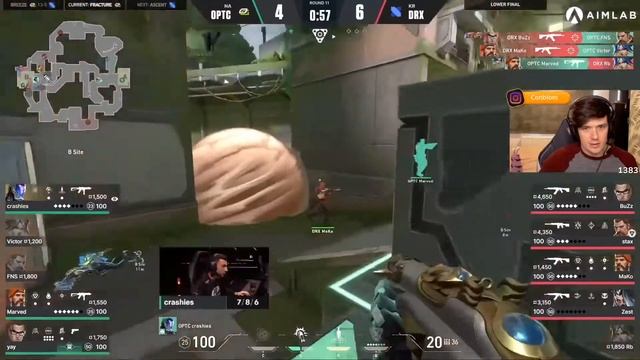 DRX v OpTic Map 3 Fracture Lower Bracket Final Champions Sliggy FULL VOD смотреть онлайн