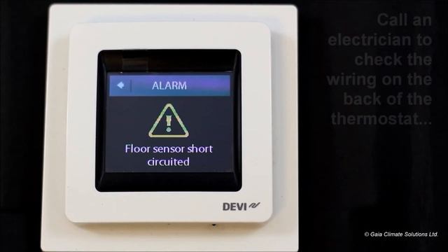 DEVIreg Touch: Floor Sensor Short Circuited смотреть онлайн