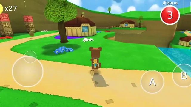 Играю в Super bear adventure 3D #1 смотреть онлайн
