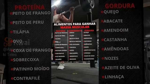 alimentos para ganhar massa muscular смотреть онлайн