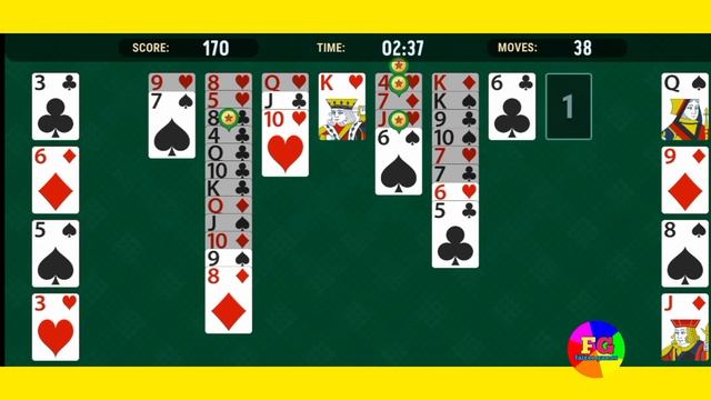 FreeCell Solitaire ] How to Play Free Cell Solitaire Game ! GamePlay #faizeegames смотреть онлайн
