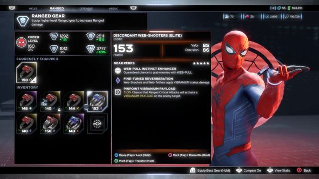 Marvel's Avengers - Spider-Man Range Build
