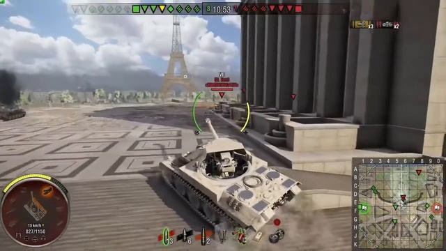 World of Tanks Console Skorpion G - 7 kills 3,200 Damage смотреть онлайн