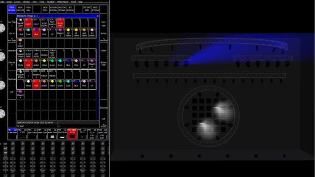 Лайв програмирование Chamsys консоли/Live programing of chamsys console смотреть онлайн