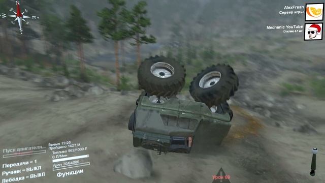 УАЗ на Пневме - SpinTires