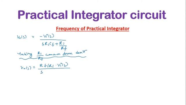 Op-Amp Integrator: Practical Integrator with Frequency Response(Hindi) смотреть онлайн