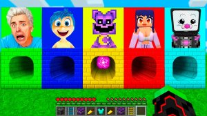 ЗОМБАК НАШЁЛ КРУГЛЫЕ ТОННЕЛИ В МАЙНКРАФТ