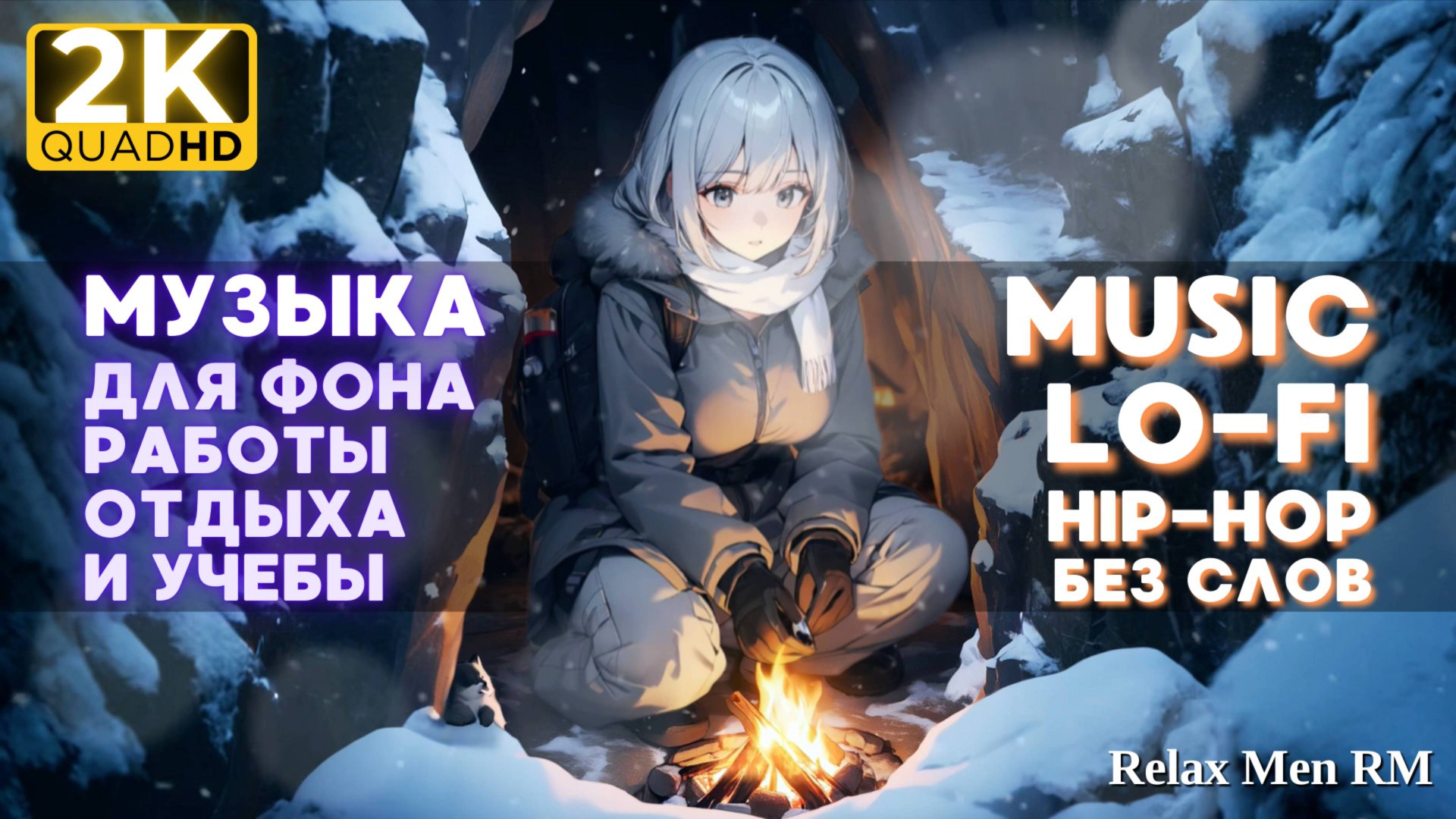 2К❄️Романтика первого снега 💕 Спокойная музыка для тихого снежного вечера смотреть онлайн