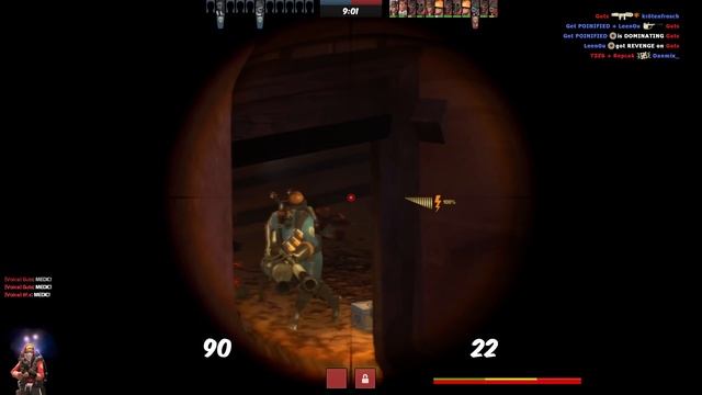 Team Fortress 2: Sniper Gameplay [TF2 Hitman's heatmaker 2022] смотреть онлайн