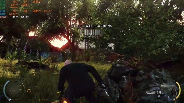 Hitman: Absolution (Free Game For 18 Hours) Dell Inspiron 7567 I7-7700 HQ Nvidia 1050ti.High Settin