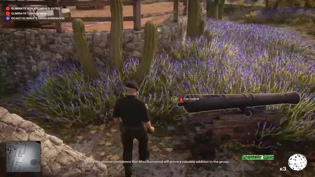 Hitman 3 The Farewell Gunpowder and Cannon Location and use смотреть онлайн