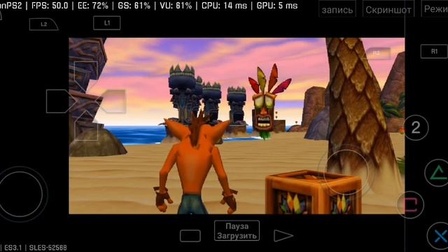 DamonPs2, Crash twinsanity, Crash bandicoot wrath of cortex, kirin 980, 2x resolution. смотреть онлайн