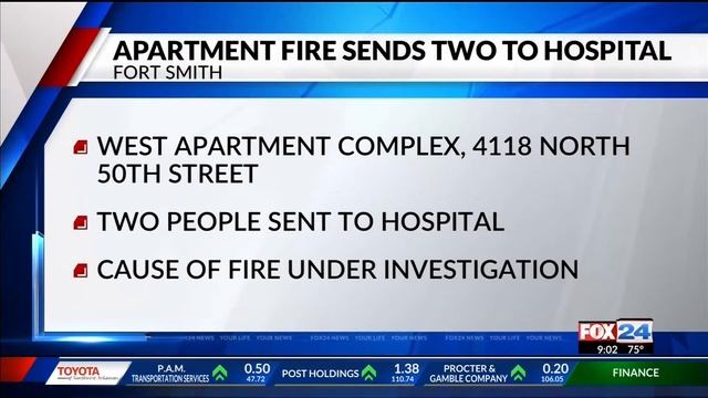 Two People in Hospital After Fort Smith Apartment Fire FOX смотреть онлайн