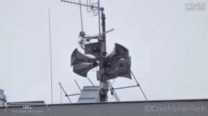 Zkouška sirén | Siren Test | Sirenenprobe | Prostějov - TESLA UEAJ #1 |02.01.2019|