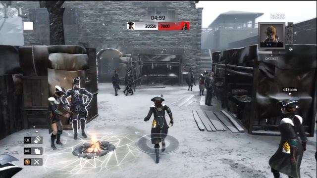 Assassins Creed 3 Multiplayer Live Double 14k Manhunt