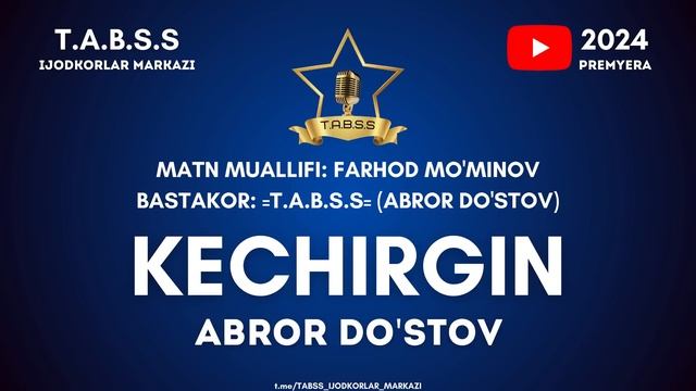 ABROR DO'STOV - KECHIRGIN смотреть онлайн